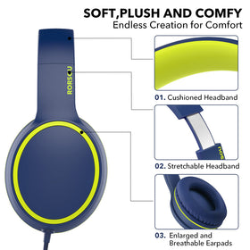 RORSOU R10 40mm driver close-up improves clarity and bass