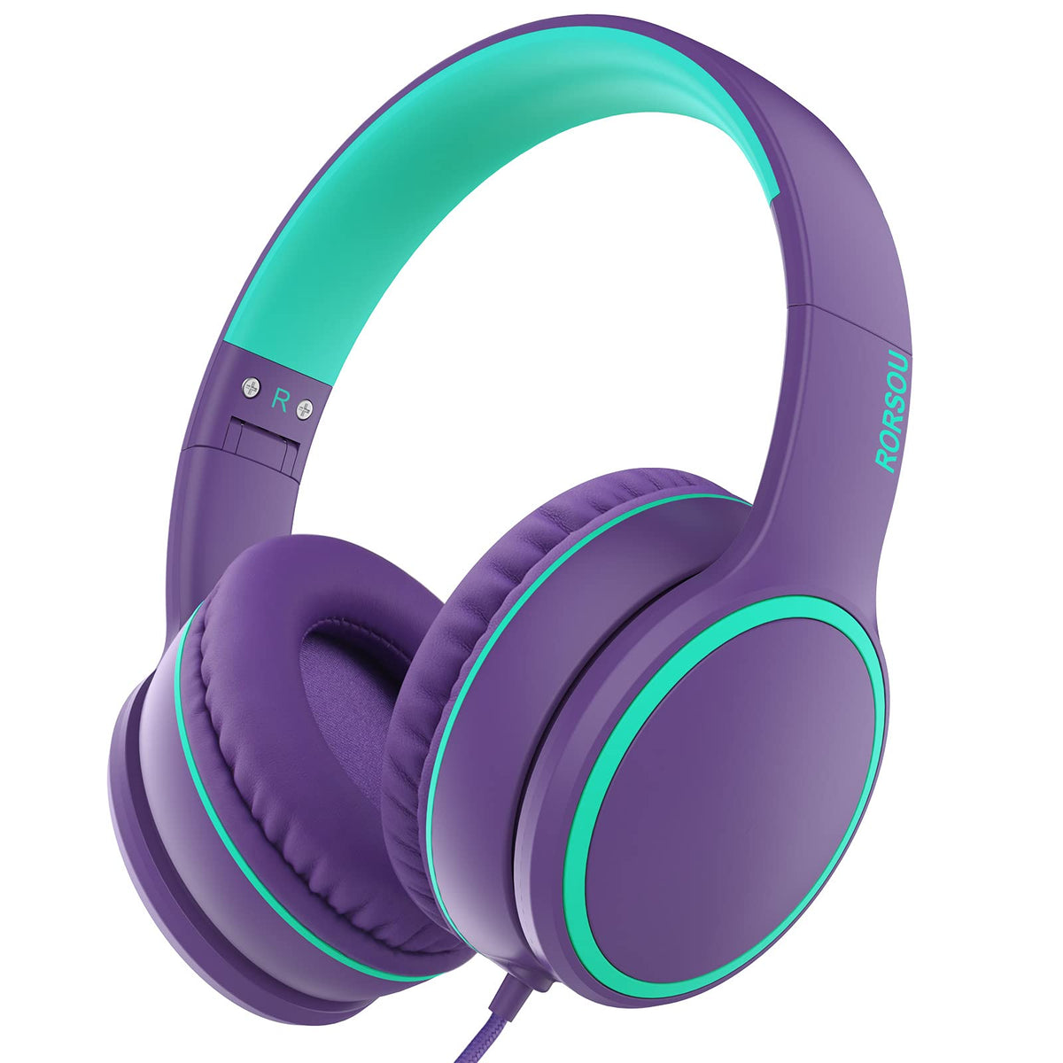 RORSOU R10 headphones with 40mm driver offer clear stereo sound on the go.