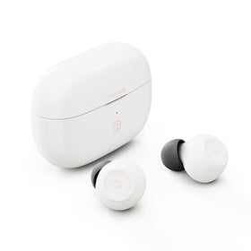 ROSESELSA front packaging showing earbuds and case, highlights portability