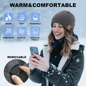 Rotibox on woman running outdoors demonstrating hands-free music for active use