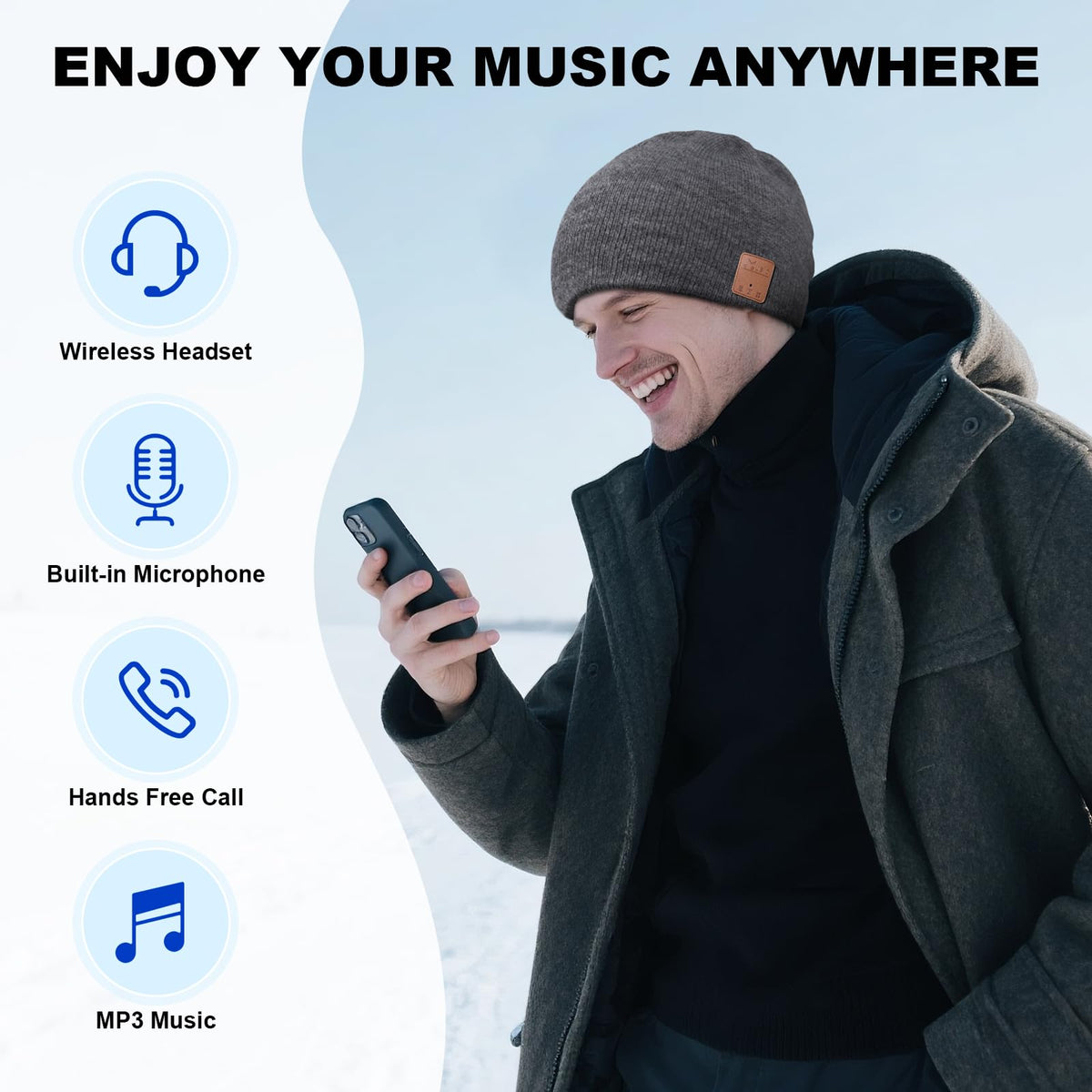 Rotibox interior speaker pouch open to show removable headphone modules for washing