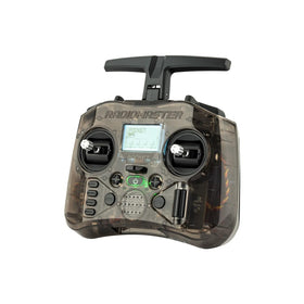 RotorLogic RadioMaster Pocket LED backlit screen enhances visibility in low light.