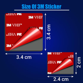 ROVE 3M tape close-up highlighting strong adhesive and secure hold