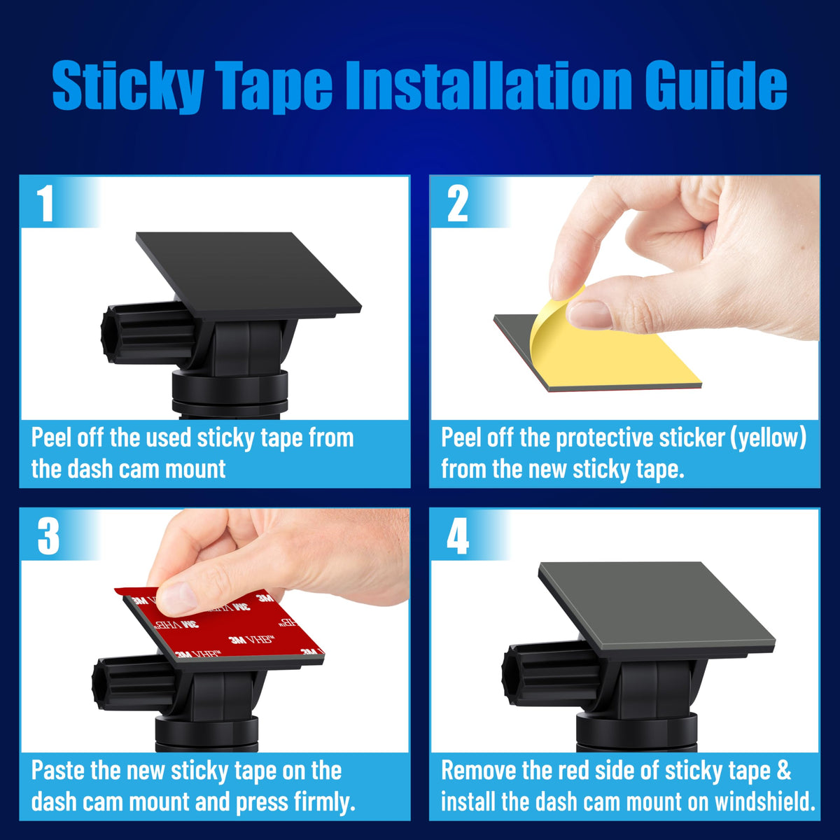 ROVE cleaning wipes and kit layout ensuring clean windshield preparation