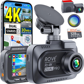 ROVE R2-4K Dual PRO front camera captures sharp daylight details on the road