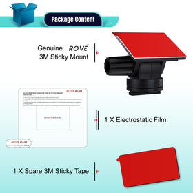 ROVE Sticky Mount works with R2-4K series for secure mounting
