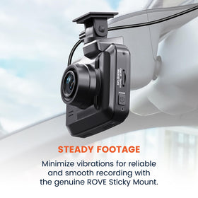 ROVE Sticky Mount kit includes adhesive and film for easy maintenance
