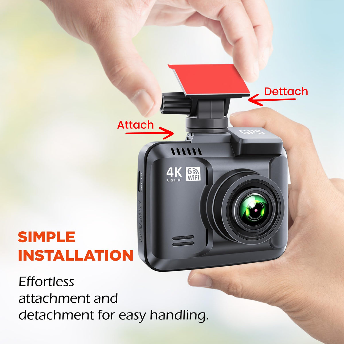 ROVE Sticky Mount minimizes vibrations for steadier dashboard footage