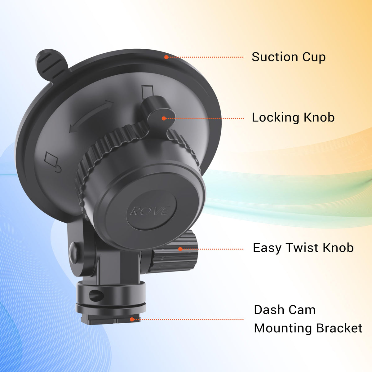 ROVE designed in USA; quality engineering for dash cams.