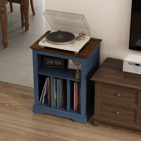 RowyPoey rustic 3-tier wood finish adds warm farmhouse charm.