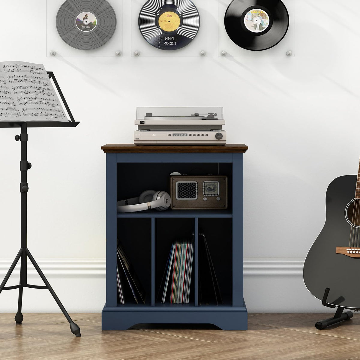 RowyPoey versatile stand for living room, bedroom, or office setups.