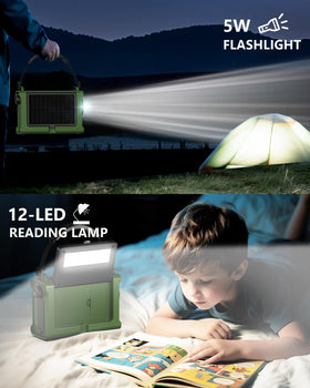 Roxicosly dual lights with adjustable flashlight and soft reading lamp