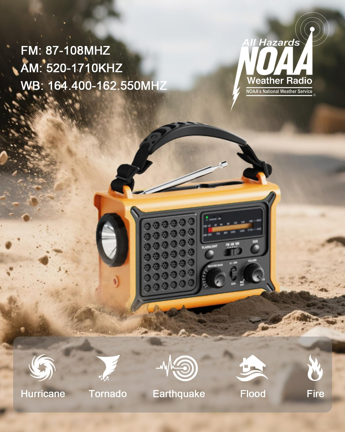 Roxicosly NOAA display and control panel receiving weather alerts reliably