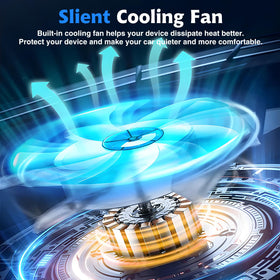 RoyPow cooling fan vent detail for quiet temperature-controlled operation