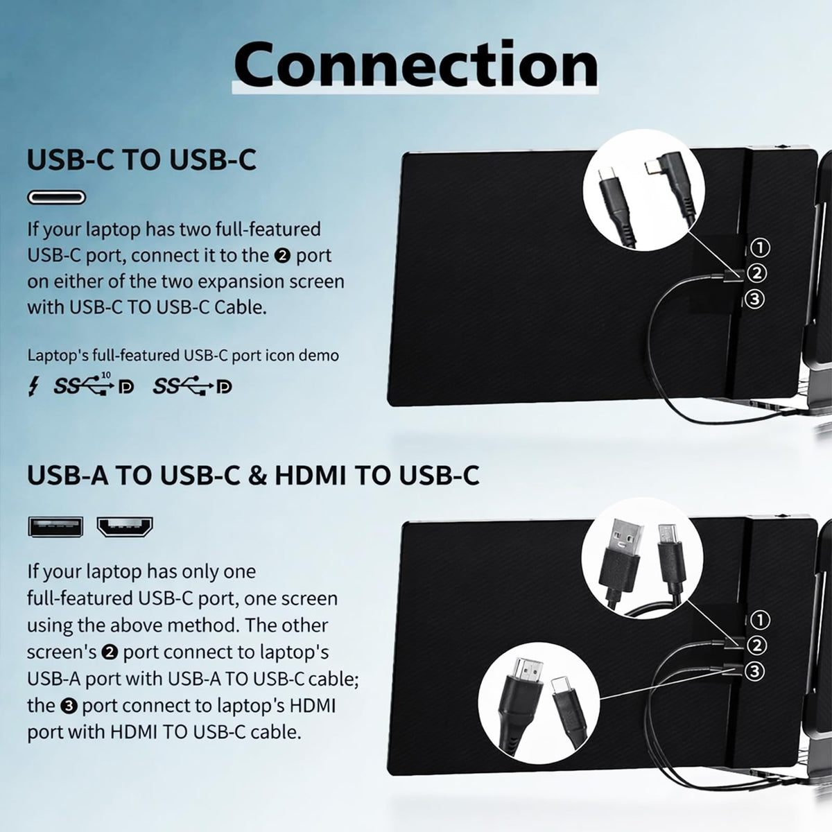 ROYY 300-nits brightness delivers clear images in varied lighting.
