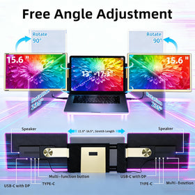 ROYY detachable screens enable portable dual monitor use during travel