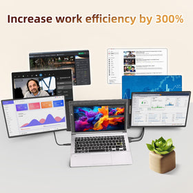 ROYY Laptop Screen Extender-wide compatibility with laptops and consoles supports versatile productivity.