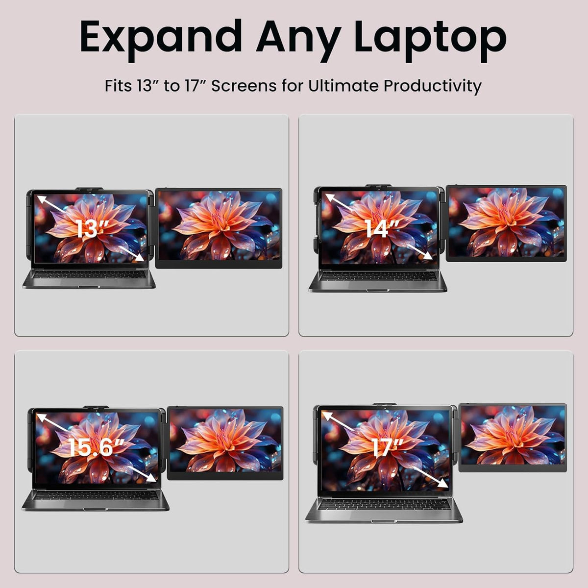 ROYY lightweight portable monitor boosts on-the-go productivity.