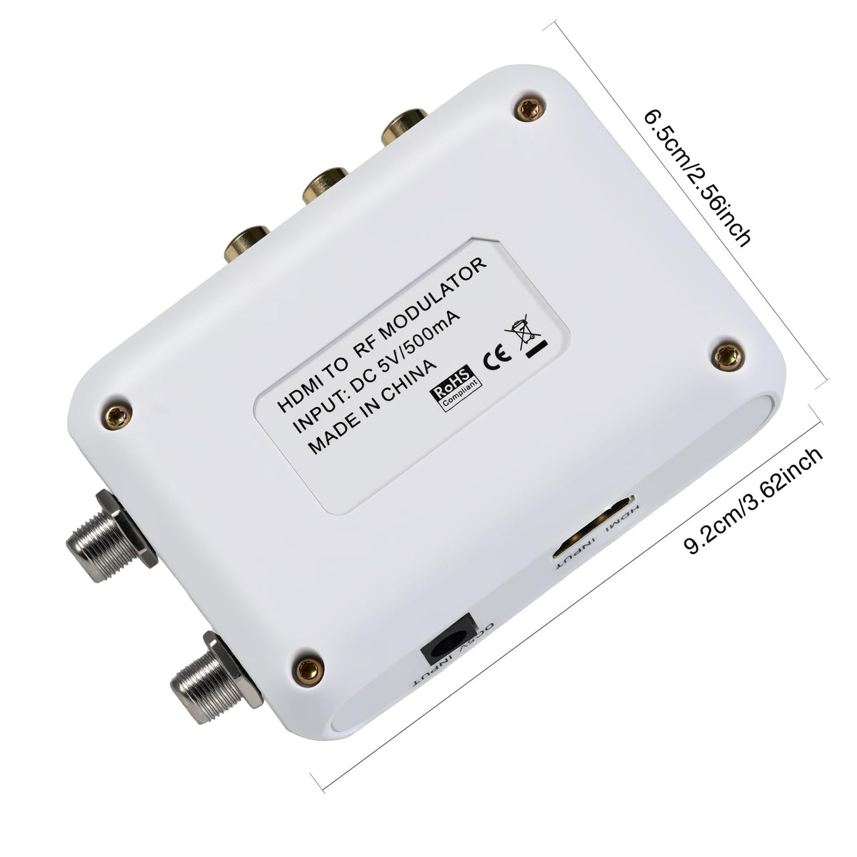 RQG HDM66 with included power cable highlighting plug‑and‑play convenience