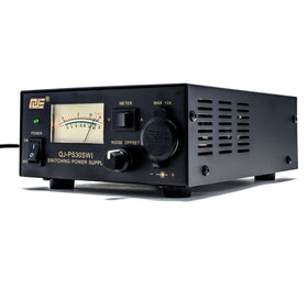 RQG PS30SW front panel showing 30A output for reliable ham radio power.