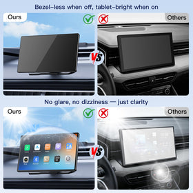 RQO backup camera with 180° tilt aids safe reversing.