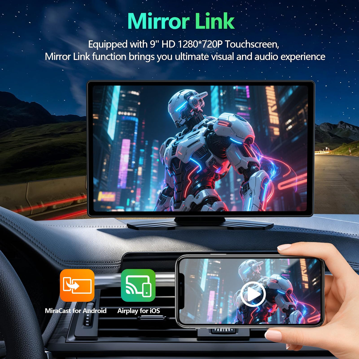 RQO OTA updates graphic highlights hassle-free firmware upgrades.