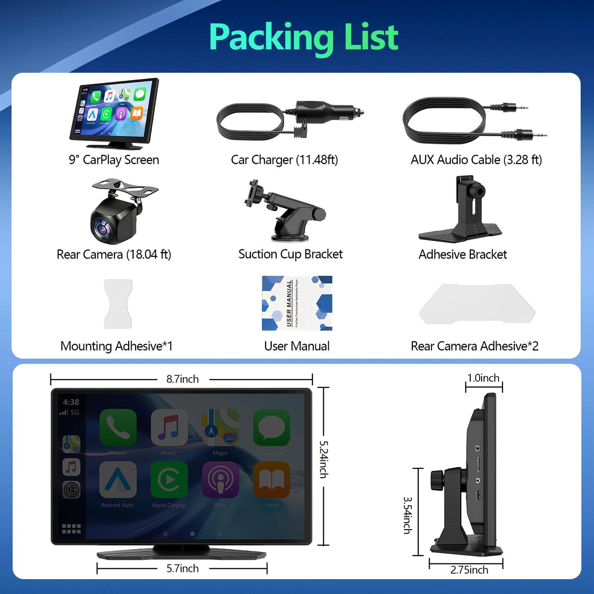 RQO 2-year warranty and 24/7 US support.