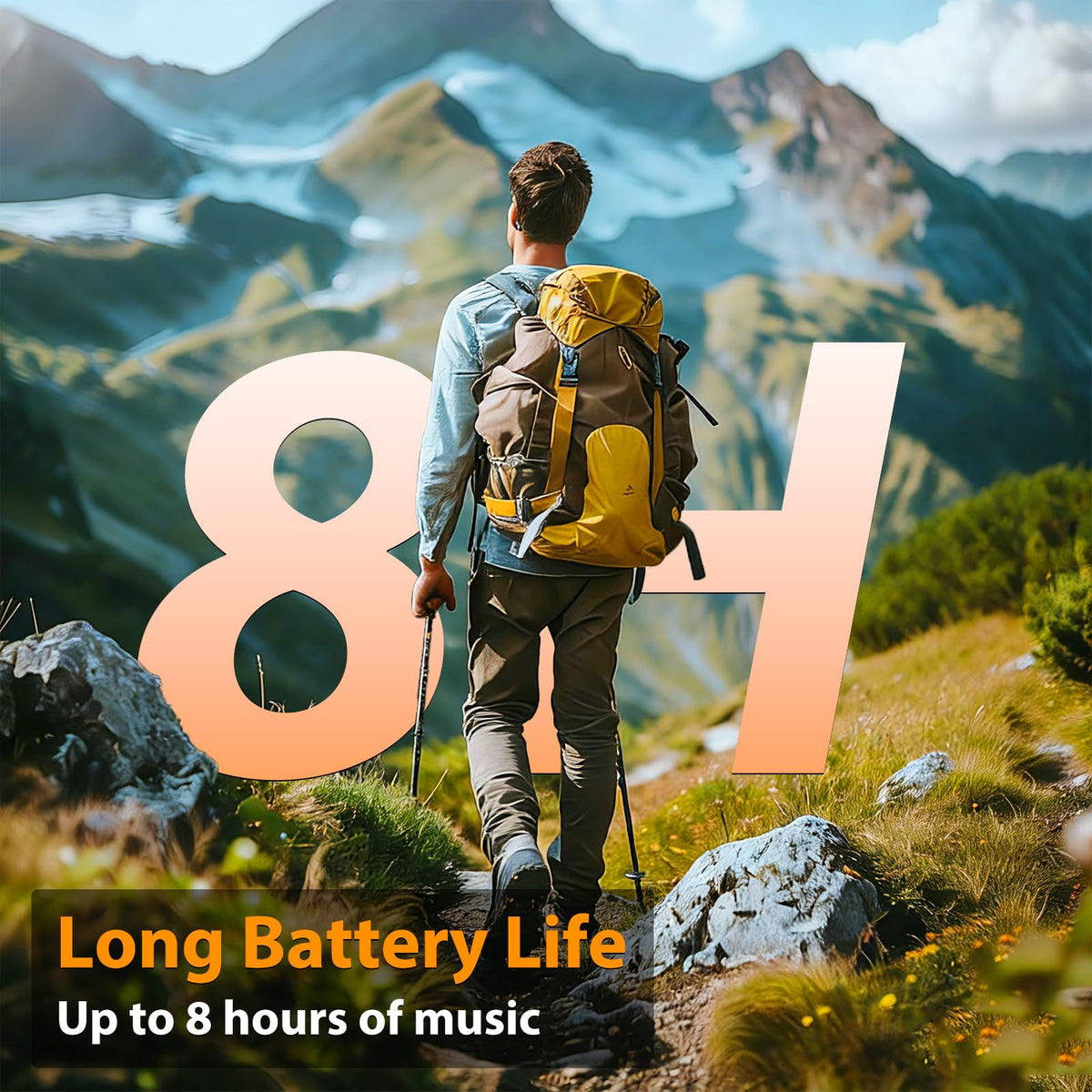 RR SPORTS product label showing 32GB storage for thousands of songs