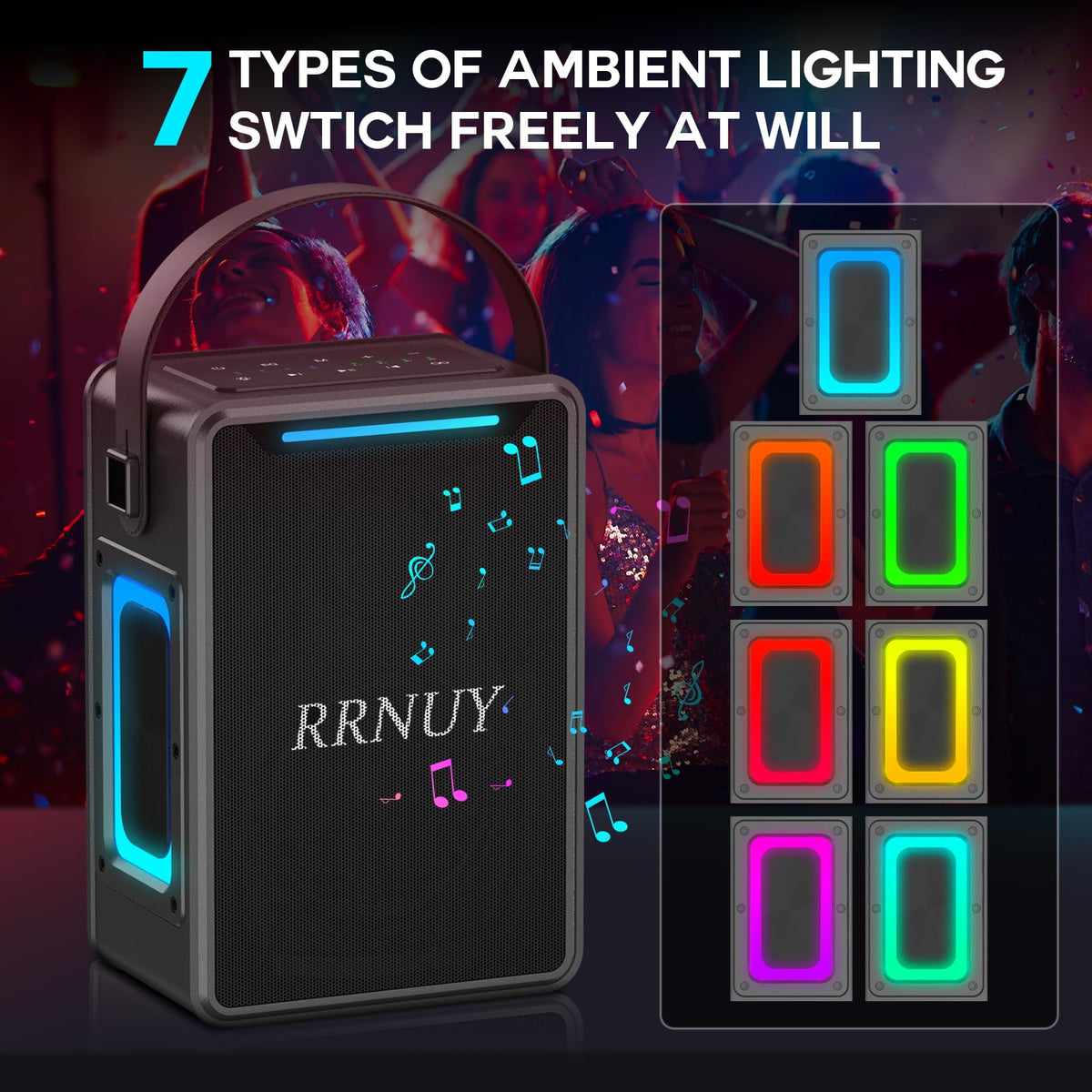 RRNUY B66 TWS pairing for wider stereo coverage