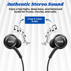 RS Traders Original Samsung AKG USB-C Earbuds in-ear design provides secure fit and good isolation.