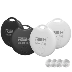 RSH Air Tracker Tag on luggage with Find My compatibility helps locate bags