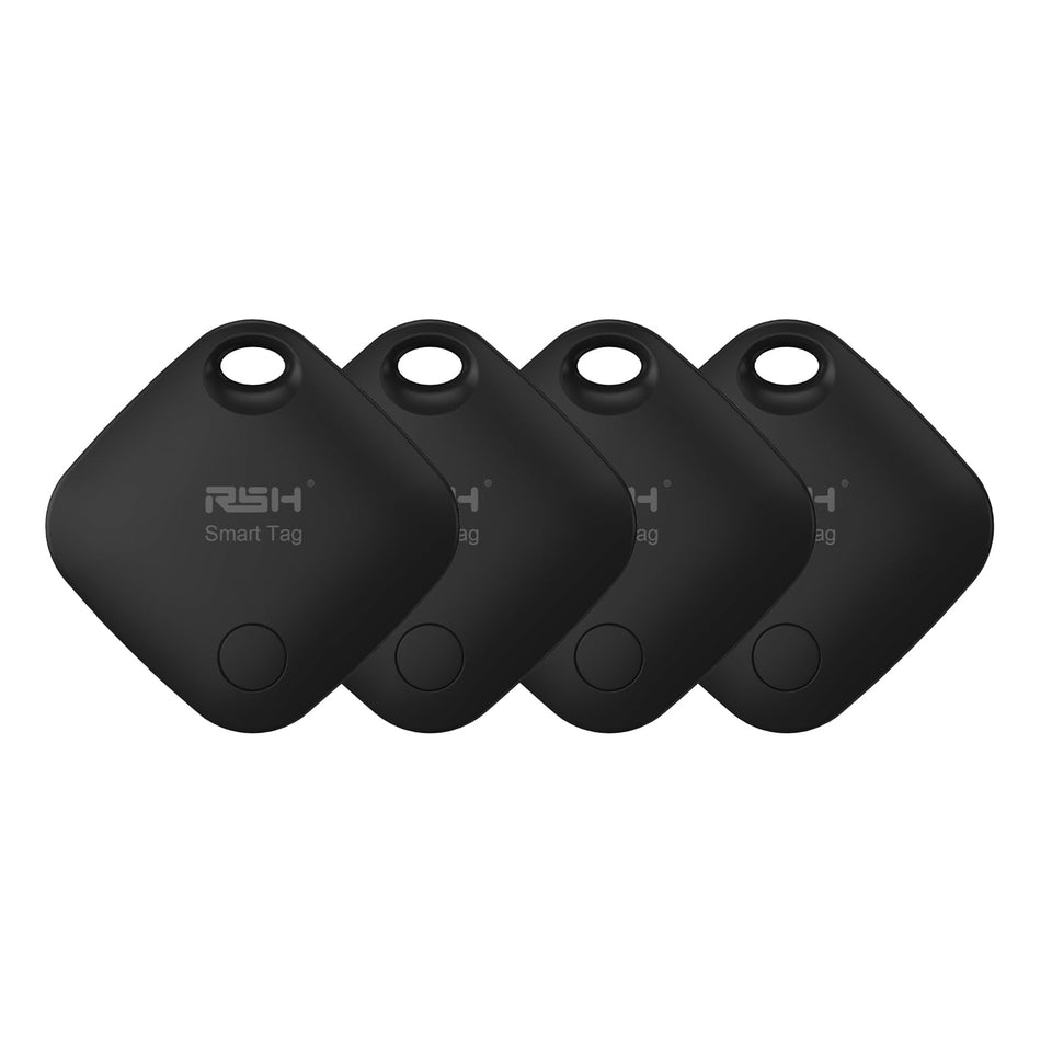 RSH Air Tracker Tags on luggage provide Find My visibility for quick locating.