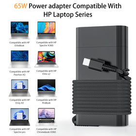 RTESRU 65W USB-C adapter black sleek finish suits travel setups.