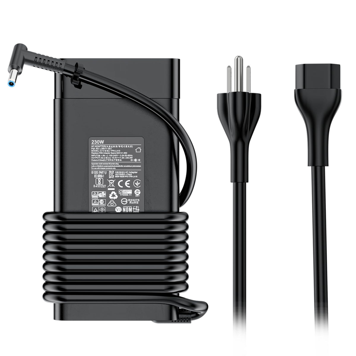 RTESRU adapter front view showing compact design and clear branding, ensures reliable power