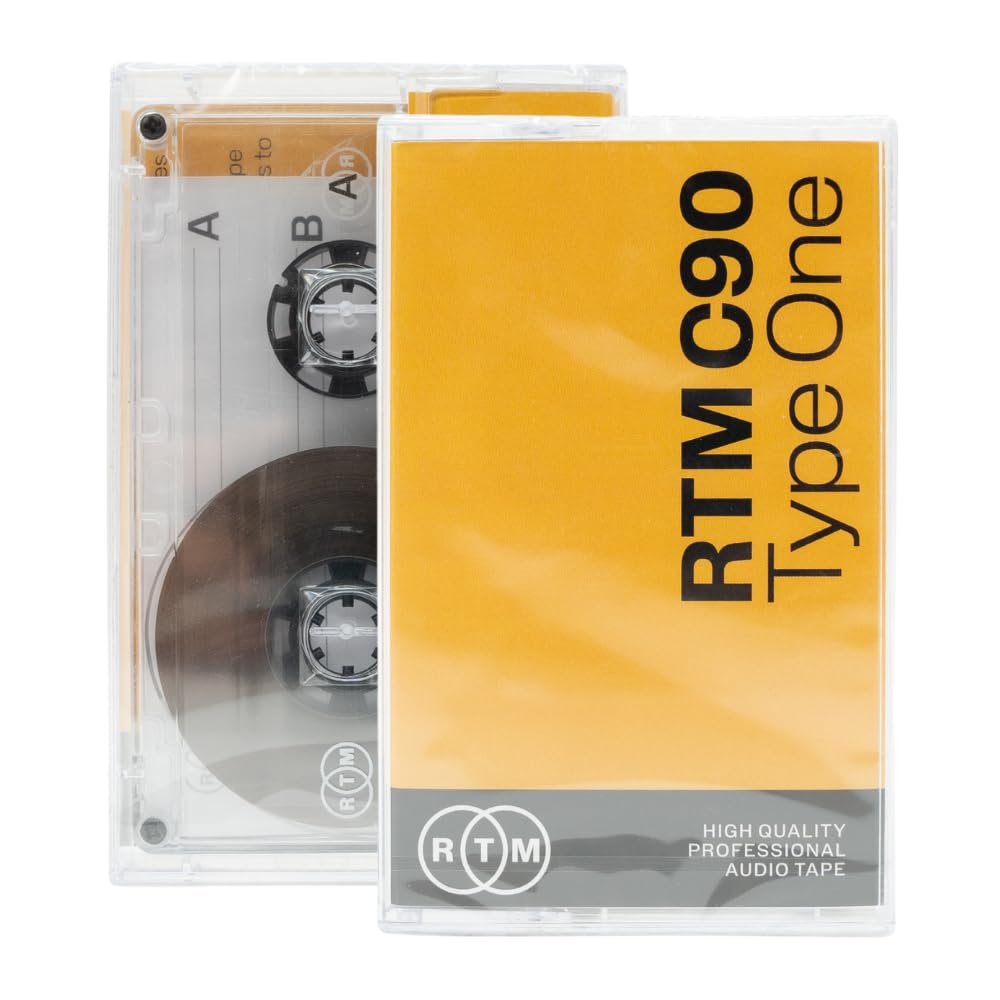 RTM C90 front packaging showing label and single cassette—clear brand identification and ready-to-record
