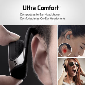 RTUSIA close-up of ear hook texture highlighting comfortable grip benefit