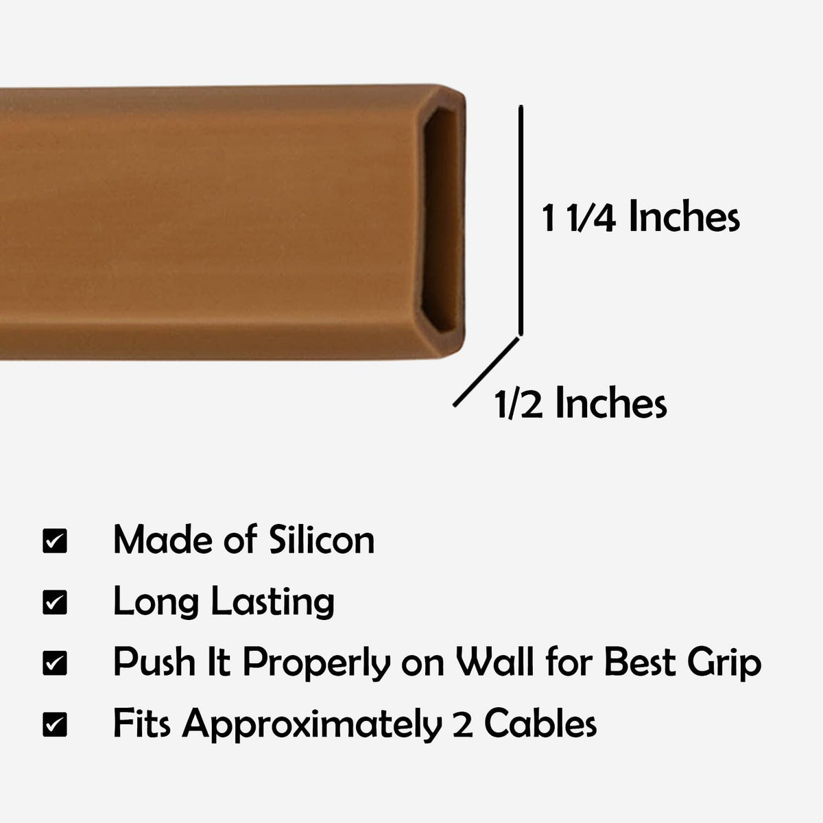 RUBBER BOND Color options blend with decor brown gray white and black