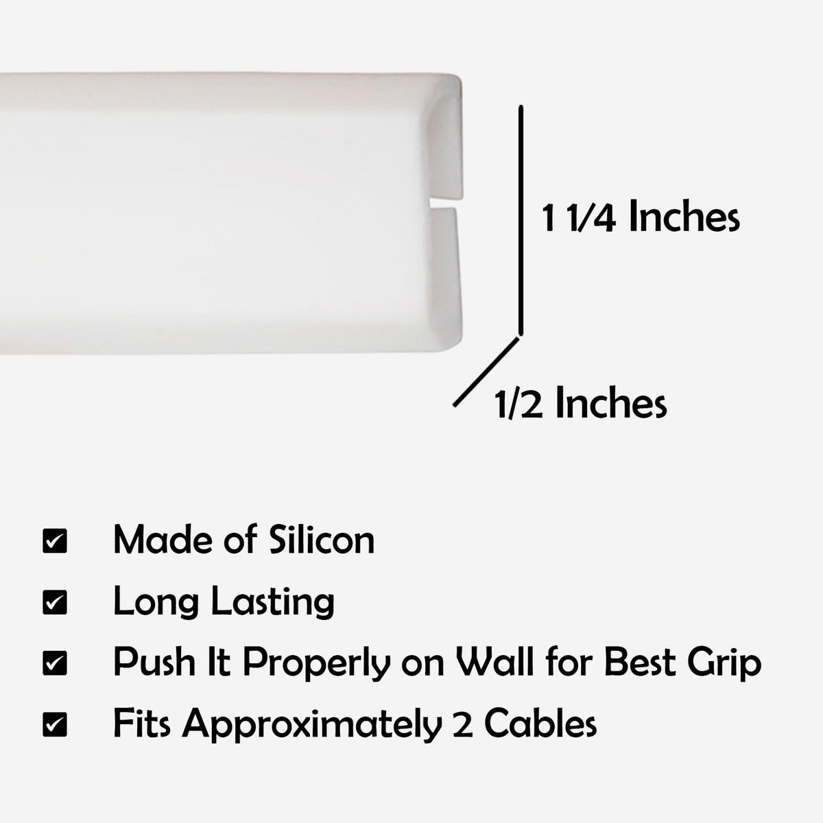 RUBBER BOND color options white grey black blend with decor.