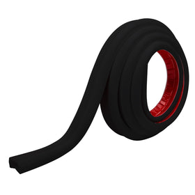 RUBBER BOND Self-Adhesive Cable Raceway securely hides wires without tools.