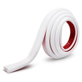RUBBER BOND flexible cord hider follows walls and corners for clean cable paths.