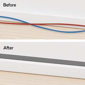 Rubber Bond wall cord protector in 6ft length for a clean living space.