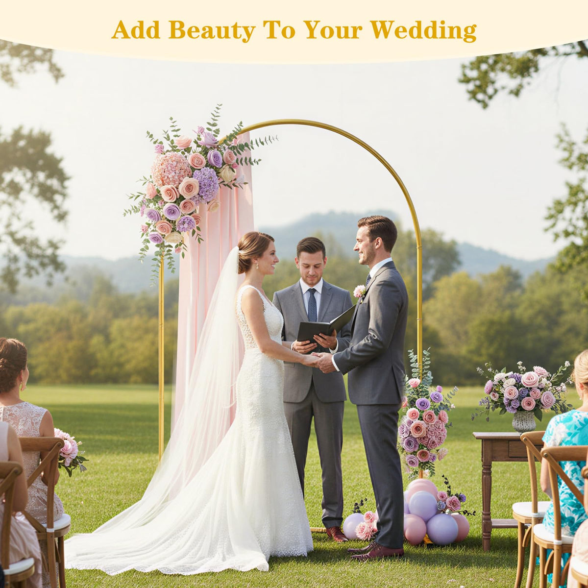 Rubfac elegant event backdrop stand ideal for photos and videos