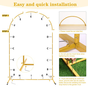 Rubfac arch stand suitable for indoor and outdoor use
