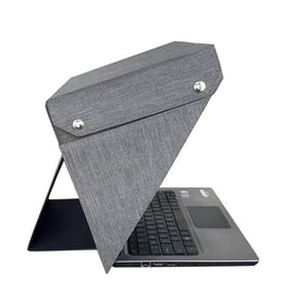 Rubypin front view on laptop showing privacy and glare reduction benefit