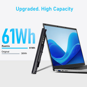 RUEMIU upgraded HS04/HS03 battery powers HP Pavilion 15-series longer sessions