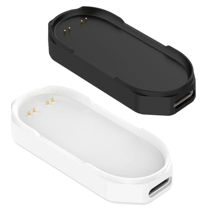 RuenTech front view of black and white charging bases, replacement convenience