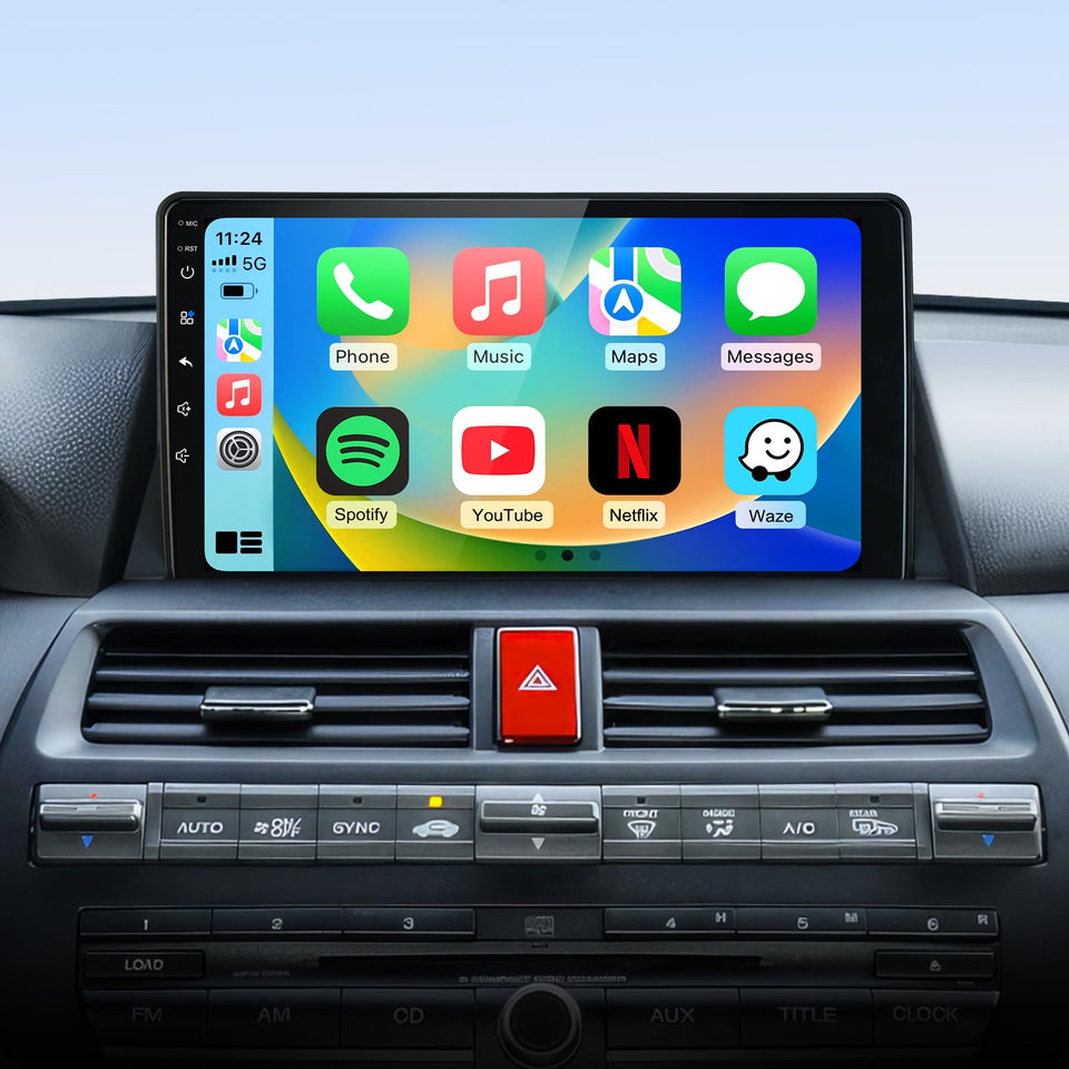 RUICAR 5G car radio with 10.2-inch display for Honda Accord, vivid visuals.