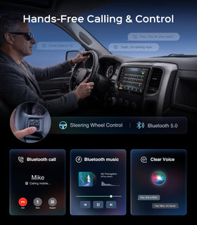 RUICAR dual-band Wi-Fi and Bluetooth 5.0 support seamless connectivity