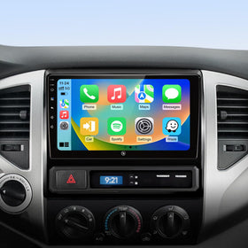 RUICAR Tacoma 9-inch head unit front view with responsive touchscreen clarity.