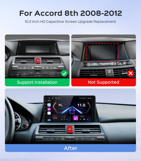 RUICAR wireless CarPlay and Android Auto for hands-free navigation and calls.